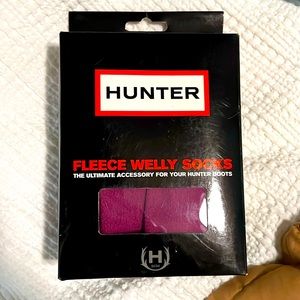 New in box Hunter Fleece Welly Socks